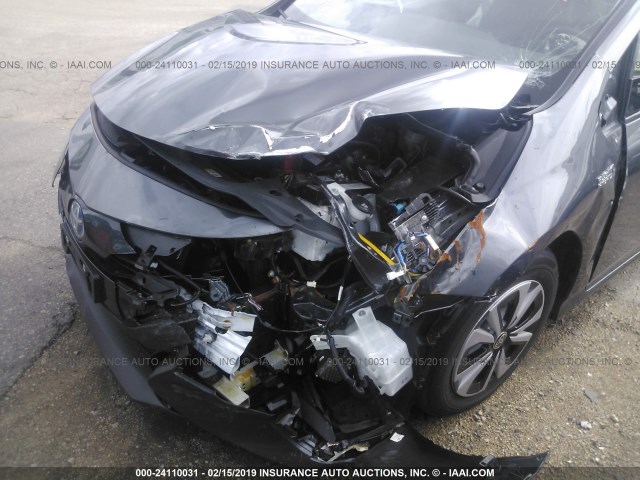 JTDKARFP3H3067040 - 2017 TOYOTA PRIUS PRIME  灰色 照片 6
