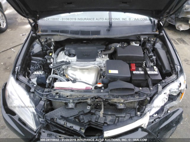 4T1BF1FK6GU141983 - 2016 TOYOTA CAMRY LE/XLE/SE/XSE შავი ფოტო 10