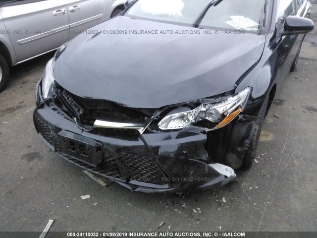 4T1BF1FK6GU141983 - 2016 TOYOTA CAMRY LE/XLE/SE/XSE შავი ფოტო 6