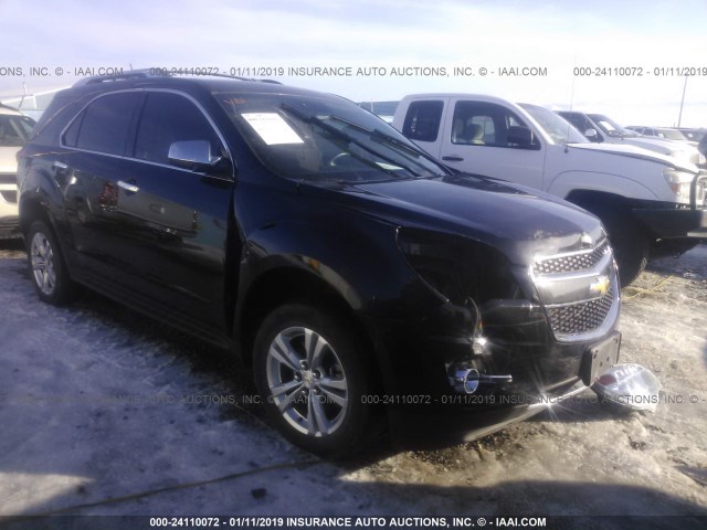 2GNFLGE35D6344148 - 2013 CHEVROLET EQUINOX LTZ BLACK photo 1