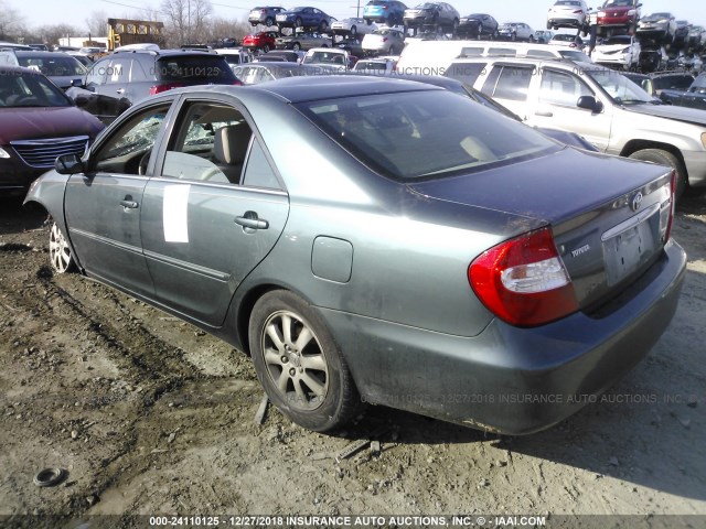 4T1BF30K74U066324 - 2004 TOYOTA CAMRY LE/XLE/SE GREEN photo 3