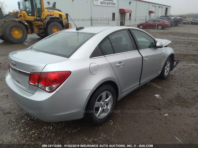 1G1PE5SBXG7182862 - 2016 CHEVROLET CRUZE LIMITED LT SILVER photo 4