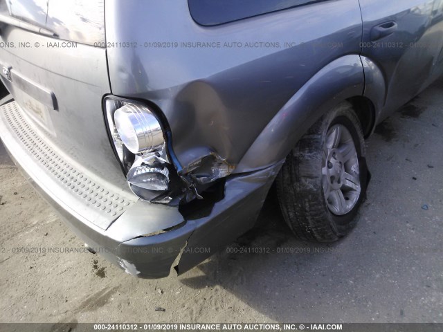 1D8HD38K67F532943 - 2007 DODGE DURANGO SXT GRAY photo 6