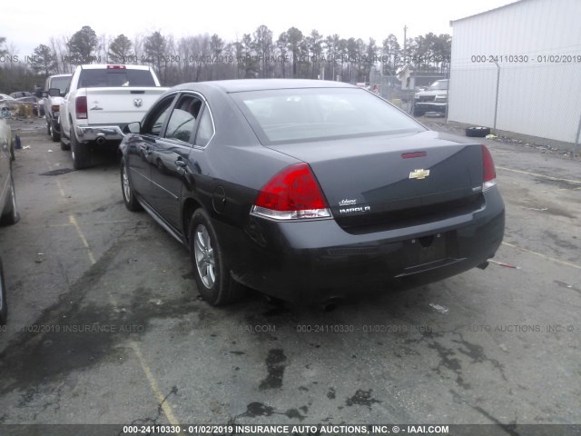 2G1WA5E35E1170561 - 2014 CHEVROLET IMPALA LIMITED LS GRAY photo 3