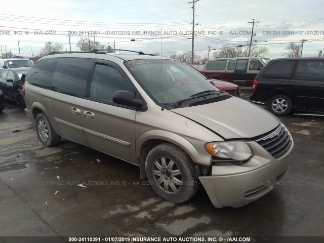 2C4GP54L05R416476 - 2005 CHRYSLER TOWN & COUNTRY TOURING TAN photo 1