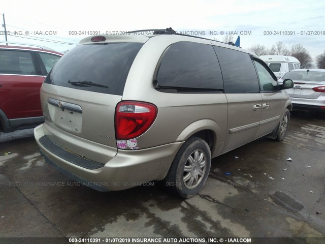 2C4GP54L05R416476 - 2005 CHRYSLER TOWN & COUNTRY TOURING TAN photo 4