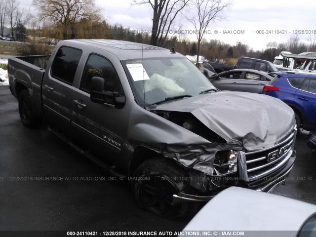 3GTU2WE20CG297733 - 2012 GMC SIERRA K1500 SLT GRAY photo 1