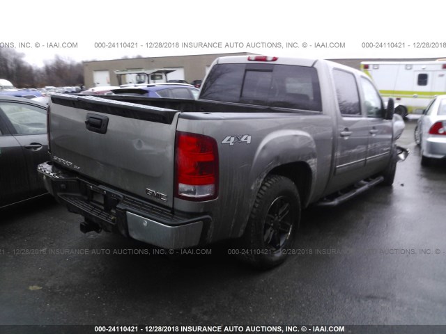 3GTU2WE20CG297733 - 2012 GMC SIERRA K1500 SLT GRAY photo 4