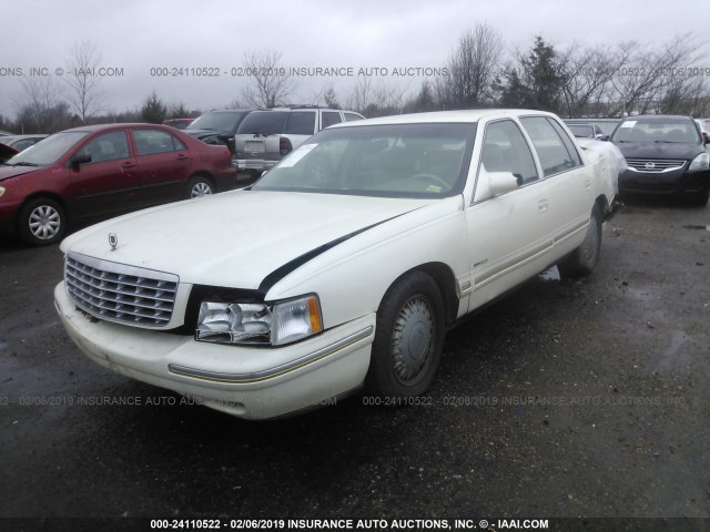 1G6KE54Y4XU768688 - 1999 CADILLAC DEVILLE DELEGANCE CREAM photo 2