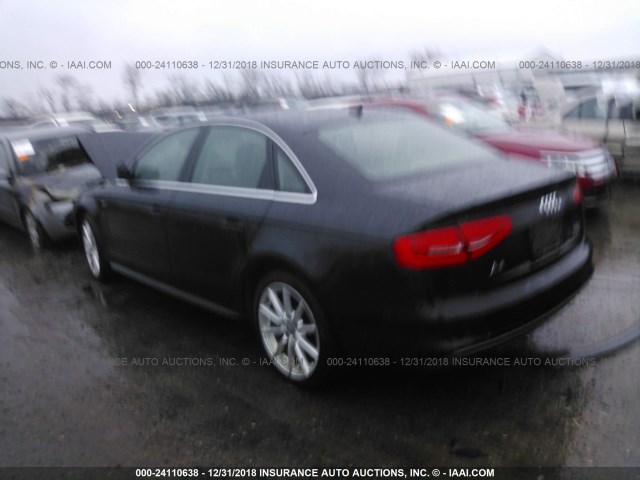 WAUHFAFL1EN005434 - 2014 AUDI A4 PREMIUM PLUS BLACK photo 3