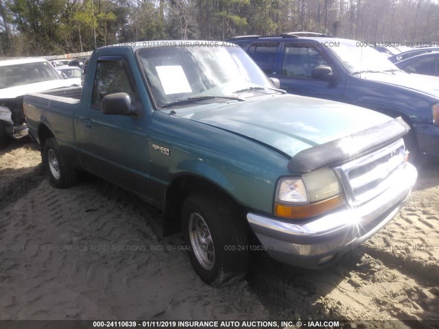 1FTYR10X0WTA33146 - 1998 FORD RANGER TEAL photo 1