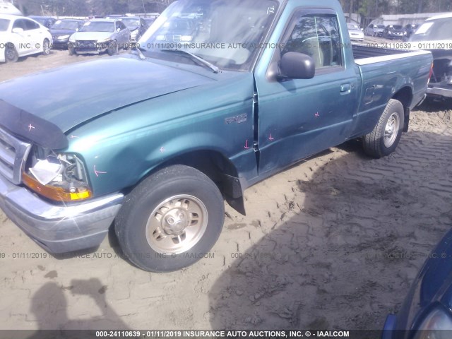 1FTYR10X0WTA33146 - 1998 FORD RANGER TEAL photo 6