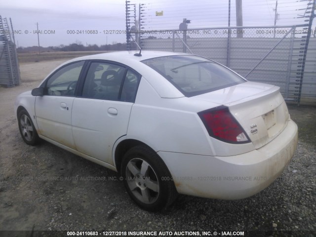 1G8AL55F36Z104678 - 2006 SATURN ION LEVEL 3 WHITE photo 3