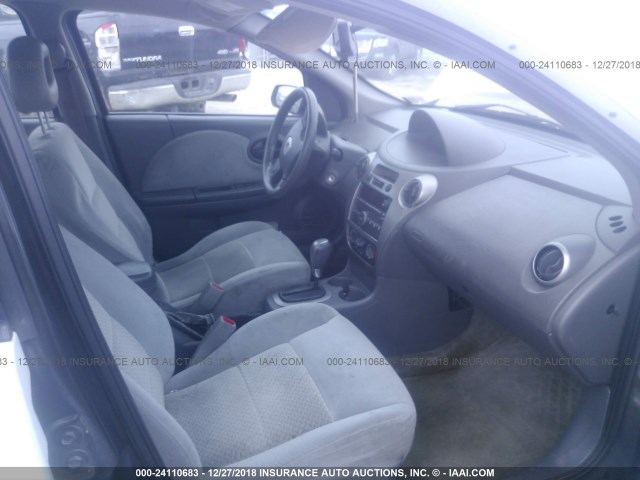 1G8AL55F36Z104678 - 2006 SATURN ION LEVEL 3 WHITE photo 5