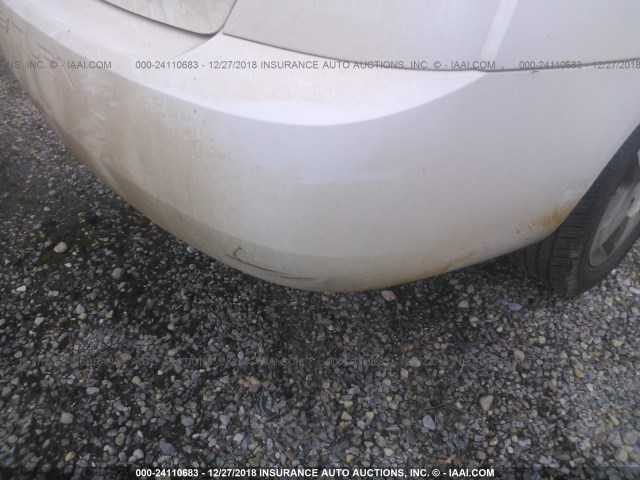 1G8AL55F36Z104678 - 2006 SATURN ION LEVEL 3 WHITE photo 6