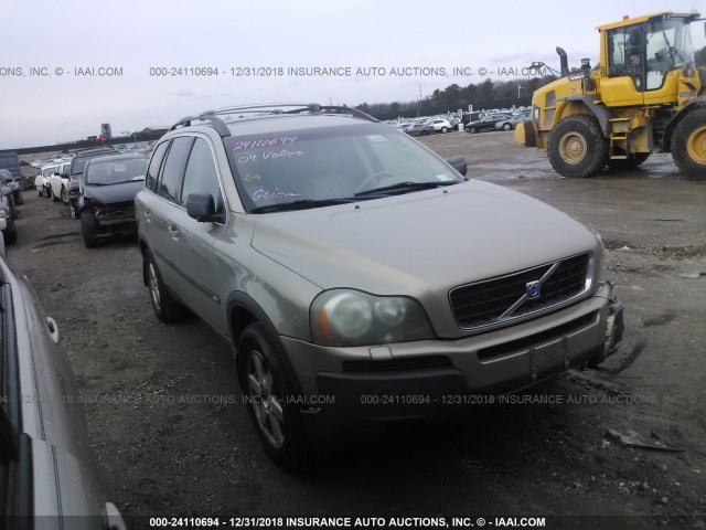 YV1CZ59H341044318 - 2004 VOLVO XC90 GOLD photo 1