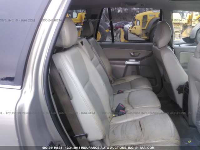 YV1CZ59H341044318 - 2004 VOLVO XC90 GOLD photo 8