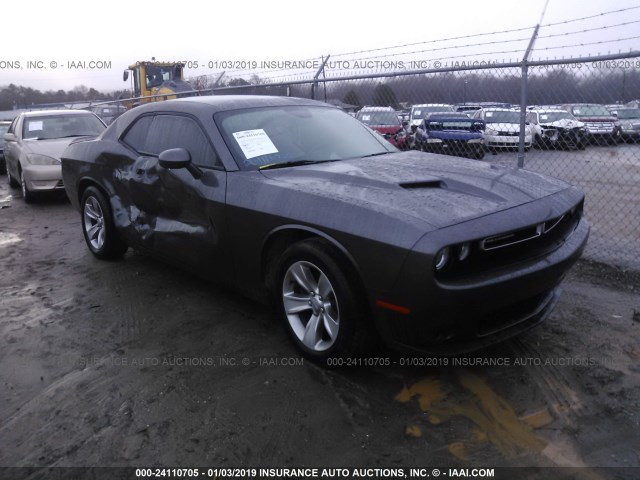 2C3CDZAG9JH128286 - 2018 DODGE CHALLENGER SXT GRAY photo 1