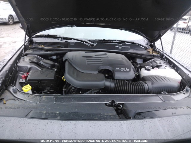 2C3CDZAG9JH128286 - 2018 DODGE CHALLENGER SXT GRAY photo 10