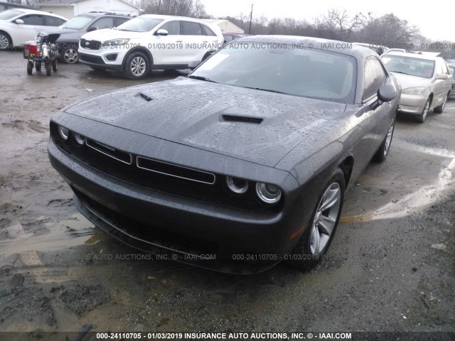 2C3CDZAG9JH128286 - 2018 DODGE CHALLENGER SXT GRAY photo 2