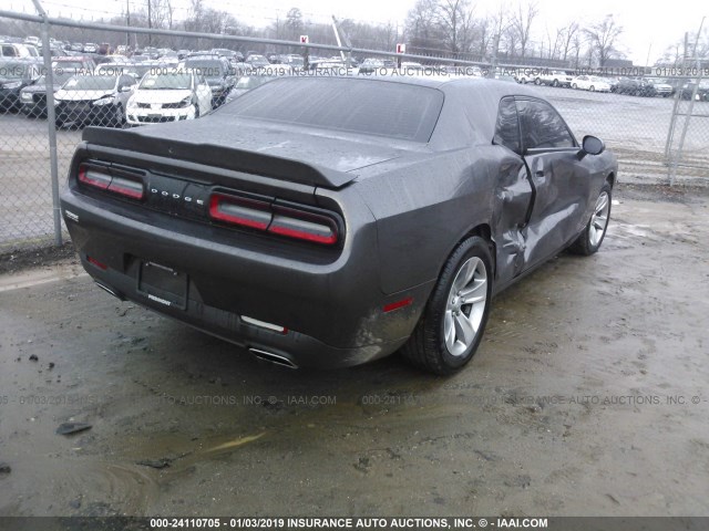 2C3CDZAG9JH128286 - 2018 DODGE CHALLENGER SXT GRAY photo 4