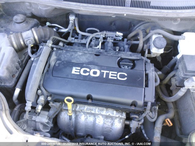 KL1TD66E39B309297 - 2009 CHEVROLET AVEO LS/LT Սև լուսանկար 10