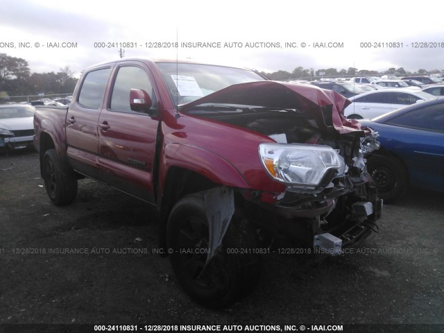 5TFJU4GN9FX088225 - 2015 TOYOTA TACOMA DOUBLE CAB PRERUNNER RED photo 1