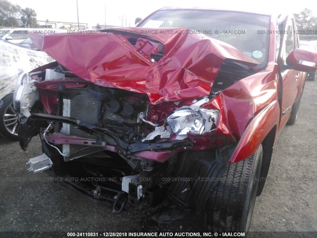 5TFJU4GN9FX088225 - 2015 TOYOTA TACOMA DOUBLE CAB PRERUNNER RED photo 6