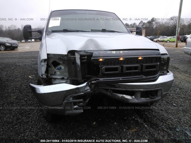 1FTSW31P84EA99776 - 2004 FORD F350 SRW SUPER DUTY SILVER photo 6