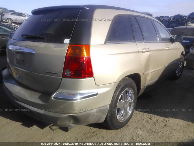 2A4GF68416R763662 - 2006 CHRYSLER PACIFICA TOURING TAN photo 4