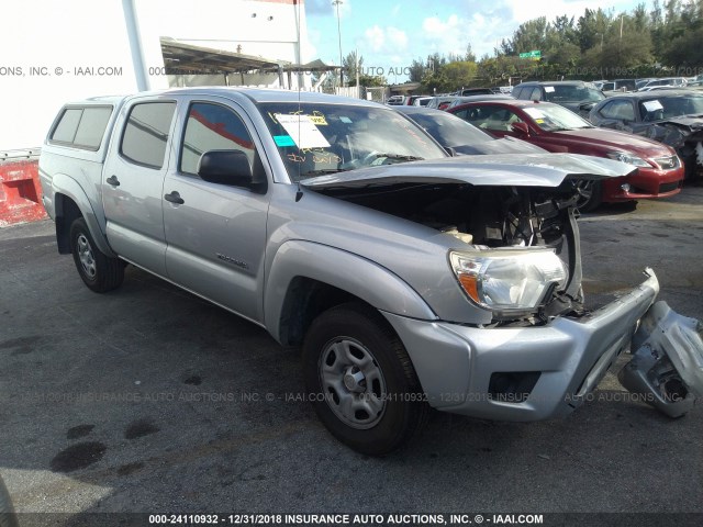 5TFJX4CN3DX028659 - 2013 TOYOTA TACOMA DOUBLE CAB 银色 照片 1