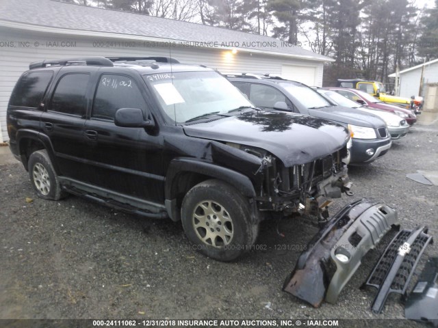 1GNEK13TX5R232160 - 2005 CHEVROLET TAHOE K1500 BLACK photo 1