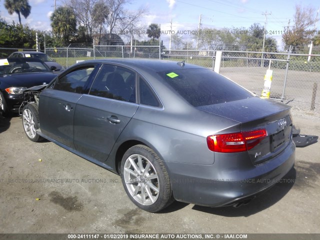 WAUFFAFL7GN002550 - 2016 AUDI A4 PREMIUM PLUS/S-LINE GRAY photo 3