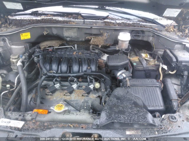 4A4MN21S14E026588 - 2004 MITSUBISHI ENDEAVOR LS BROWN photo 10