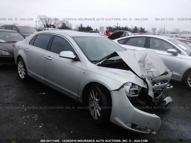 1G1ZK57768F290490 - 2008 CHEVROLET MALIBU LTZ SILVER photo 1