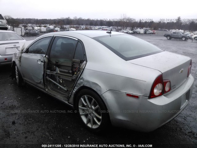 1G1ZK57768F290490 - 2008 CHEVROLET MALIBU LTZ SILVER photo 3