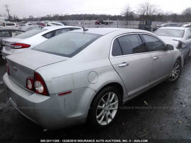 1G1ZK57768F290490 - 2008 CHEVROLET MALIBU LTZ SILVER photo 4