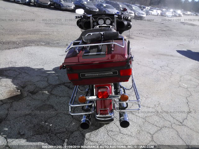 1HD1FCW176Y617926 - 2006 HARLEY-DAVIDSON FLHTCUI RED photo 6