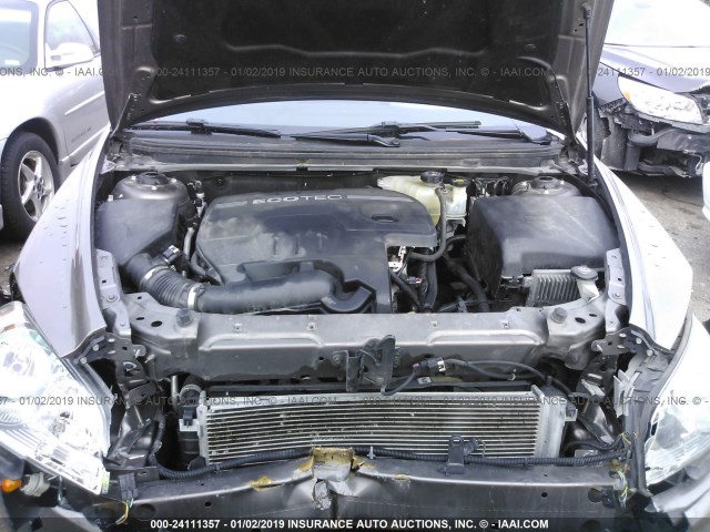 1G1ZB5EB9AF218745 - 2010 CHEVROLET MALIBU LS BROWN photo 10