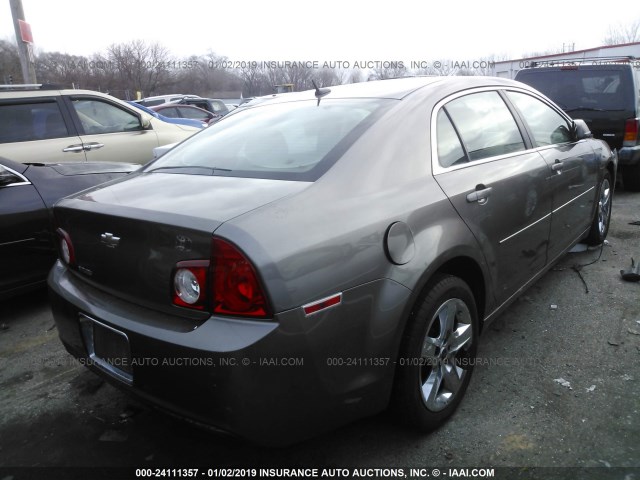 1G1ZB5EB9AF218745 - 2010 CHEVROLET MALIBU LS BROWN photo 4