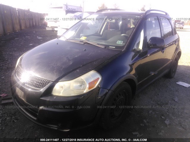 JS2YB5A35A6302424 - 2010 SUZUKI SX4 BLACK photo 2