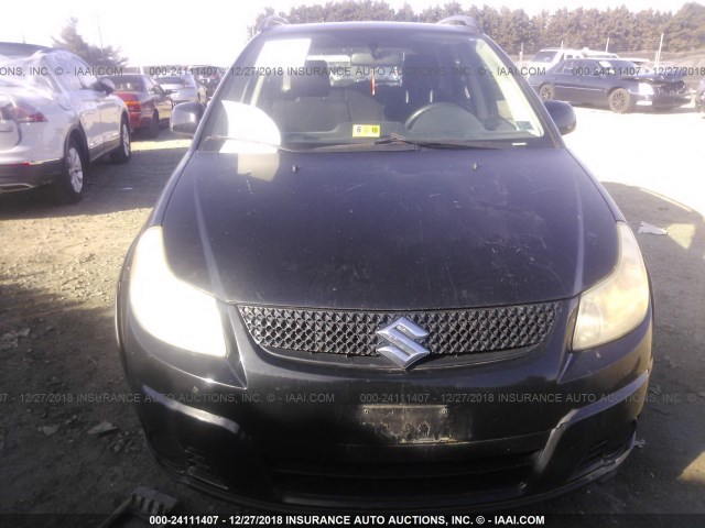 JS2YB5A35A6302424 - 2010 SUZUKI SX4 BLACK photo 6