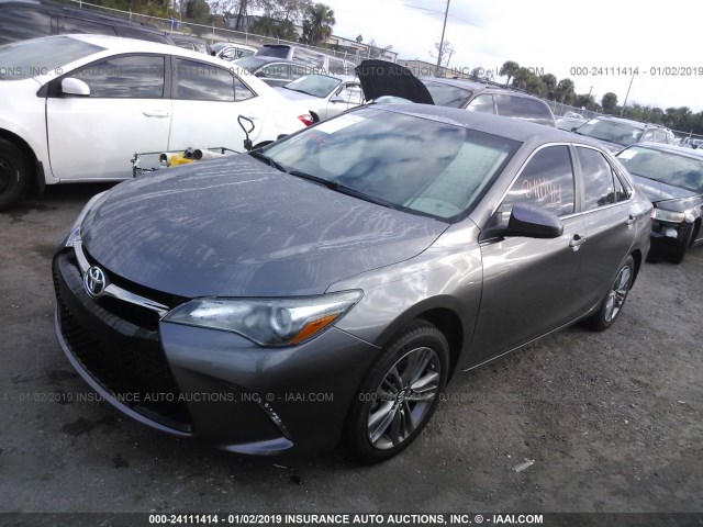4T1BF1FK4HU763144 - 2017 TOYOTA CAMRY LE/XLE/SE/XSE 灰色 照片 2