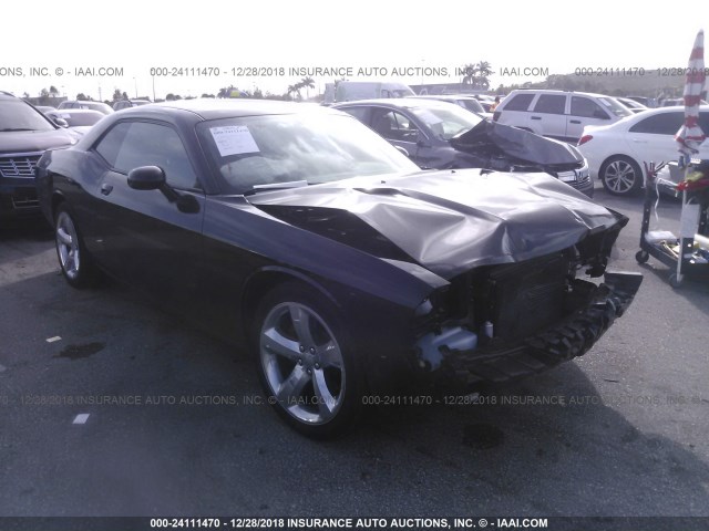 2C3CDYAG2DH673213 - 2013 DODGE CHALLENGER SXT BLACK photo 1