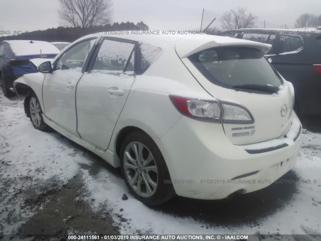 JM1BL1H64A1181565 - 2010 MAZDA 3 S WHITE photo 3