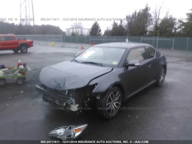 JTKJF5C72FJ010498 - 2015 TOYOTA SCION TC 黑色 照片 2