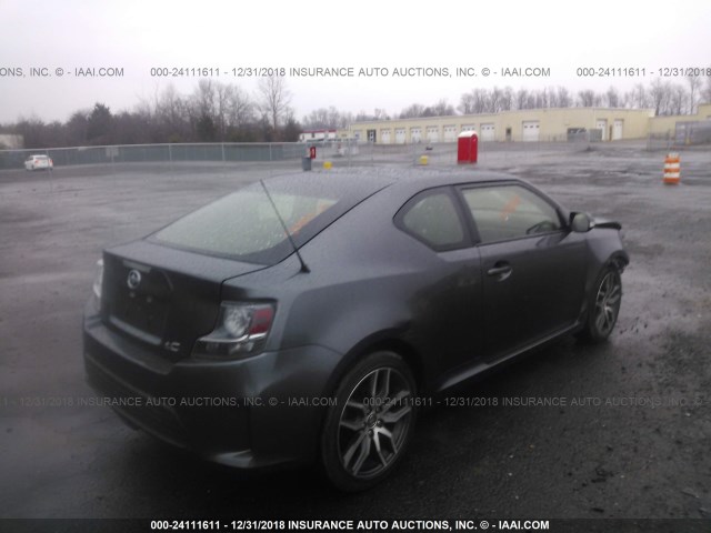 JTKJF5C72FJ010498 - 2015 TOYOTA SCION TC 黑色 照片 4