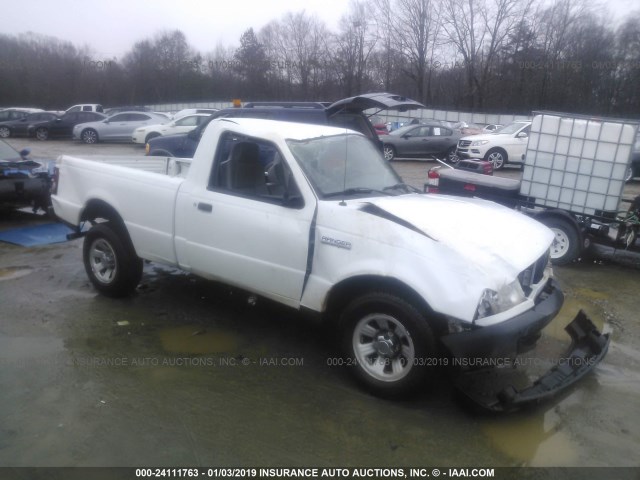 1FTYR10D98PA76854 - 2008 FORD RANGER WHITE photo 1