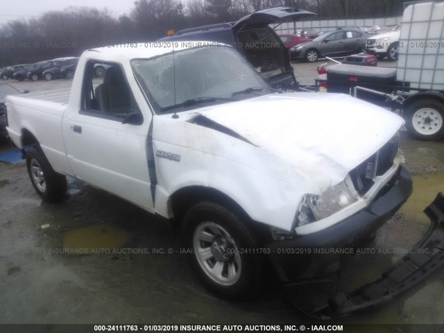 1FTYR10D98PA76854 - 2008 FORD RANGER WHITE photo 6