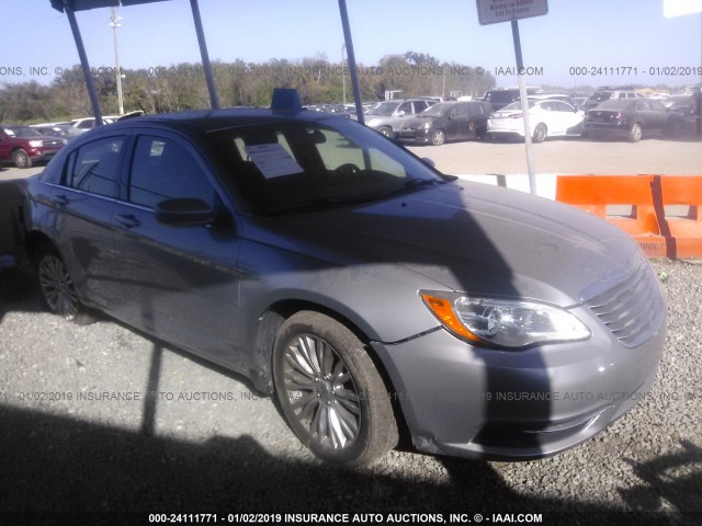 1C3CCBAB8DN670974 - 2013 CHRYSLER 200 LX SILVER photo 1